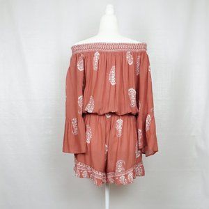 Surf Gypsy Terra Cotta Boho Romper